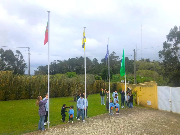 Hastear da Bandeira Verde Eco-Escolas