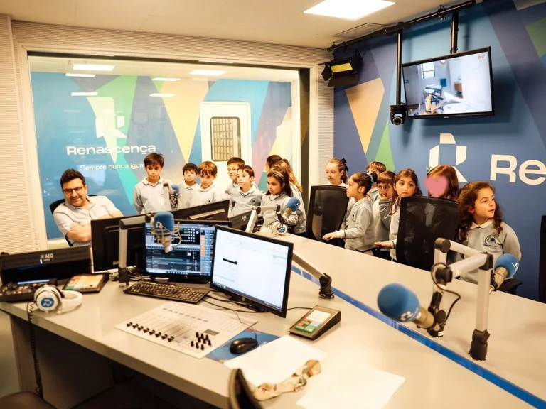 Visita à Rádio Renascença